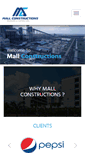 Mobile Screenshot of mallconstructions.com